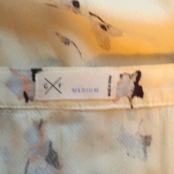 GXF Rayon Flowy Top Blouse Long Sleeves - Picture 6 of 9